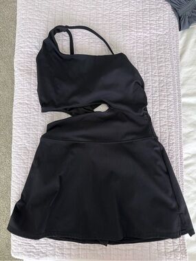 FP Movement by Free People Black Cutout Athletic Dress
